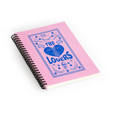 Cowgirl UFO The Lovers Spiral Notebook