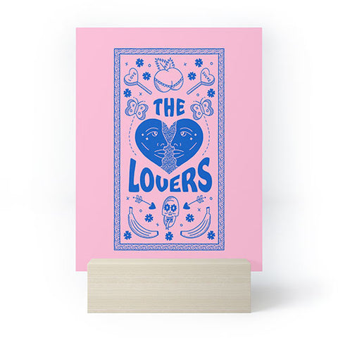 Cowgirl UFO The Lovers Mini Art Print