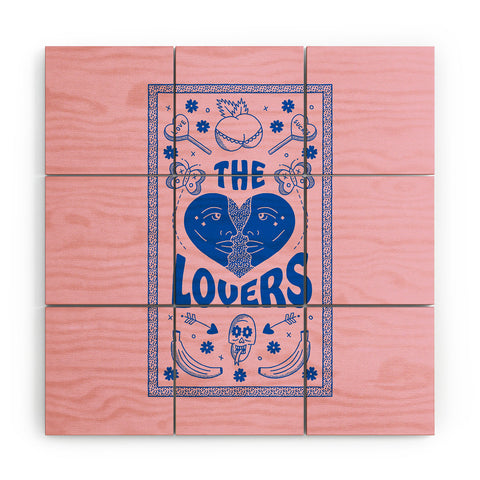 Cowgirl UFO The Lovers Wood Wall Mural