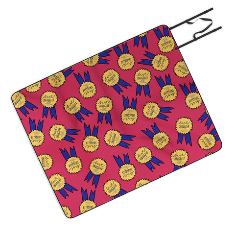 Craft Boner Best snuggler in the Northern hemisphere Picnic Blanket