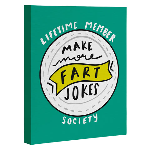Craft Boner Fart jokes society Art Canvas