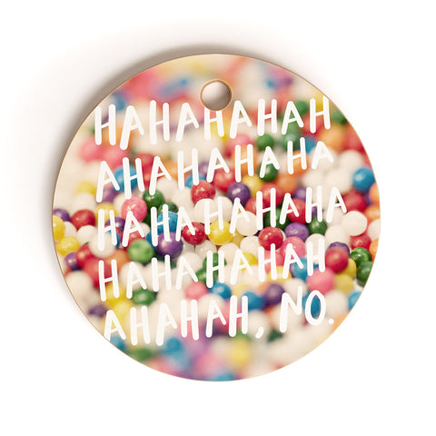 Craft Boner Hahahaha no Cutting Board Round