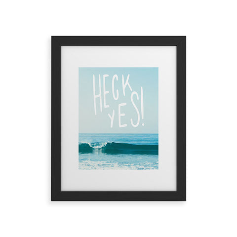 Craft Boner Heck yes Framed Art Print