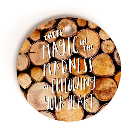 Craft Boner Magic in the madness Cutting Board Round