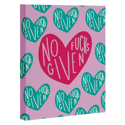 Craft Boner No Fucks Given Art Canvas