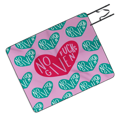 Craft Boner No Fucks Given Picnic Blanket