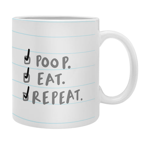 Craft Boner Poop eat repeat Coffee Mug