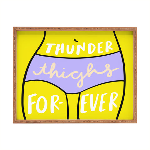 Craft Boner Thunder thighs forever Rectangular Tray