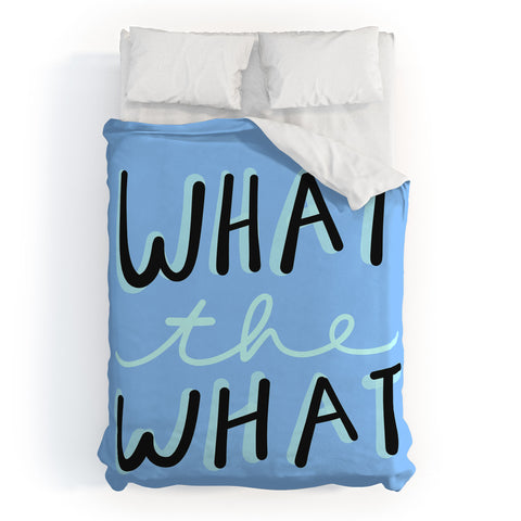 Craft Boner What the what Duvet Cover