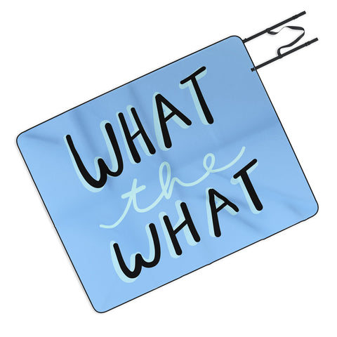 Craft Boner What the what Picnic Blanket