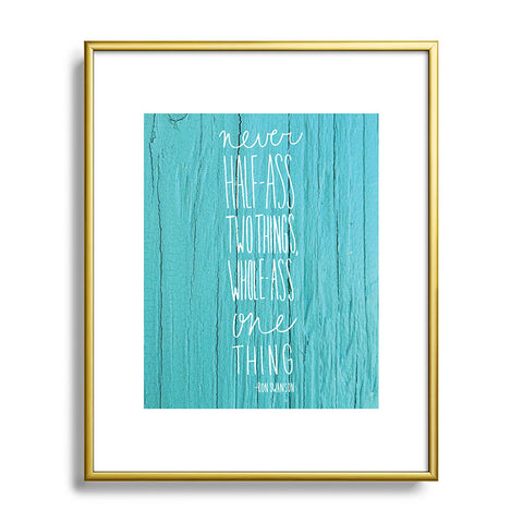 Craft Boner Whole ass one thing Metal Framed Art Print