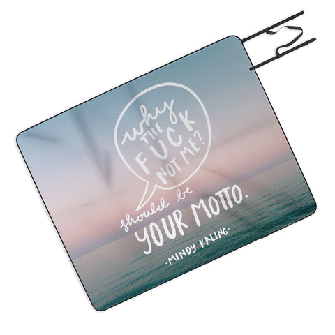 Craft Boner Why the fuck not me Picnic Blanket