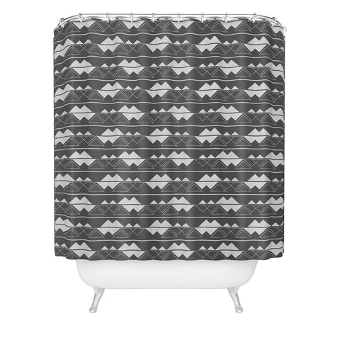CraftBelly Alpine Twilight Shower Curtain