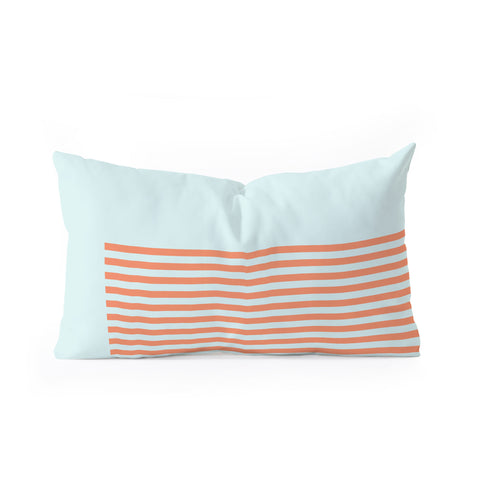CraftBelly Beach Stripes Oblong Throw Pillow
