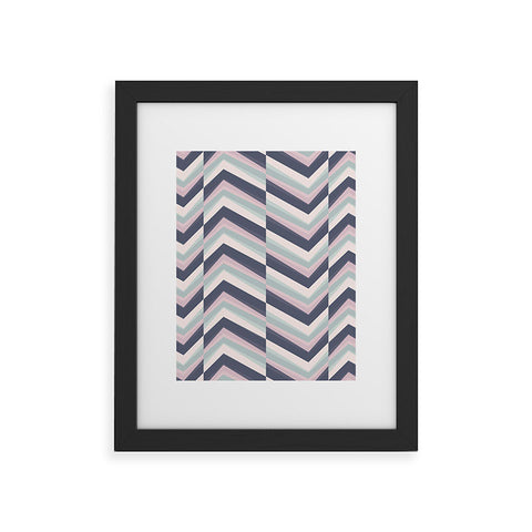 CraftBelly Beach Stripes Framed Art Print