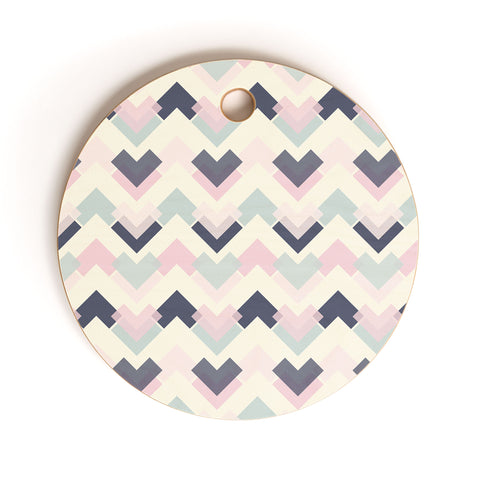 CraftBelly Bright Angles Cutting Board Round