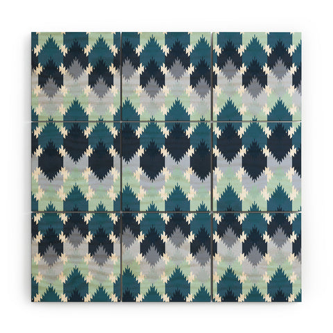 CraftBelly Cool Kilim Wood Wall Mural