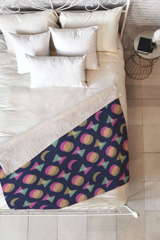 CraftBelly Galaxy 1 Fleece Throw Blanket