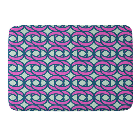CraftBelly Mod Rose Hibiscus Memory Foam Bath Mat