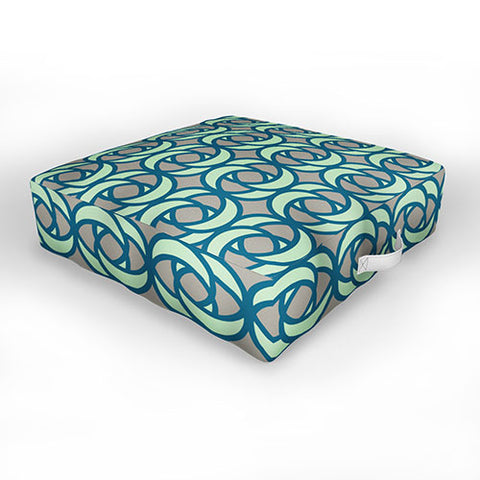 CraftBelly Mod Rose Rainforest Outdoor Floor Cushion