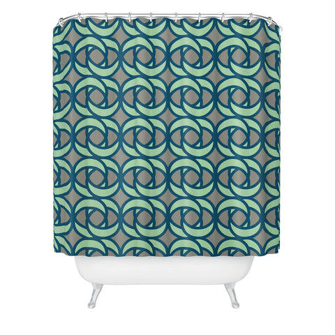 CraftBelly Mod Rose Rainforest Shower Curtain