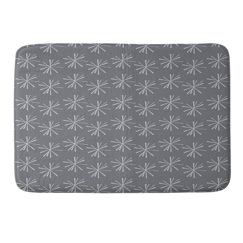 CraftBelly Snowflake Slate Memory Foam Bath Mat