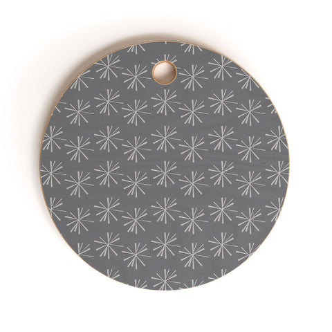 CraftBelly Snowflake Slate Cutting Board Round
