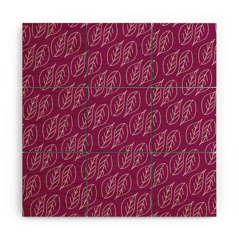 CraftBelly Topiary Pomegranate Wood Wall Mural