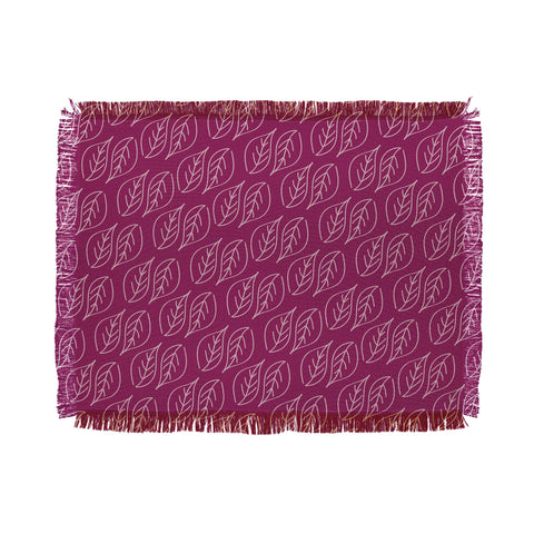 CraftBelly Topiary Pomegranate Throw Blanket