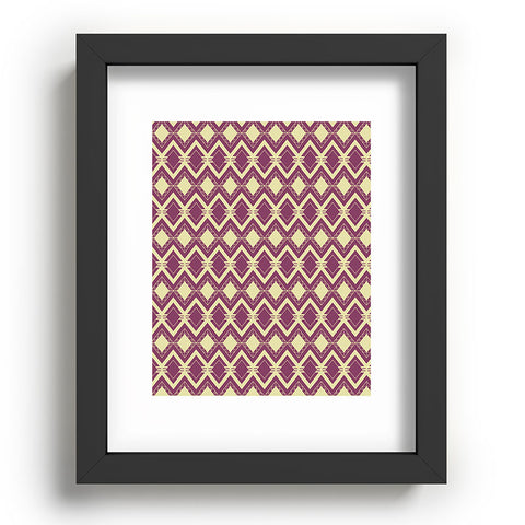 CraftBelly Tribal Merlot Recessed Framing Rectangle