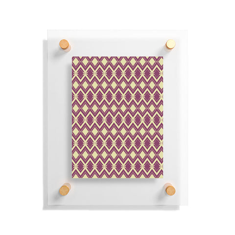 CraftBelly Tribal Merlot Floating Acrylic Print