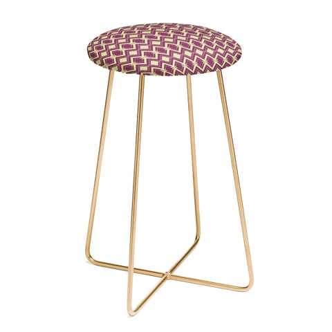 CraftBelly Tribal Merlot Counter Stool