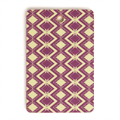 CraftBelly Tribal Merlot Cutting Board Rectangle