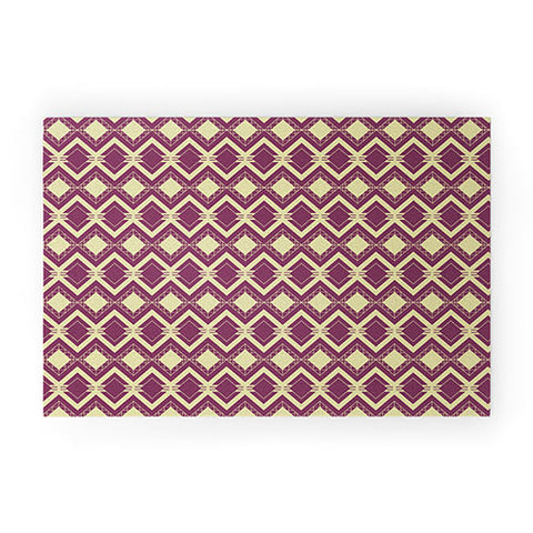 CraftBelly Tribal Merlot Welcome Mat