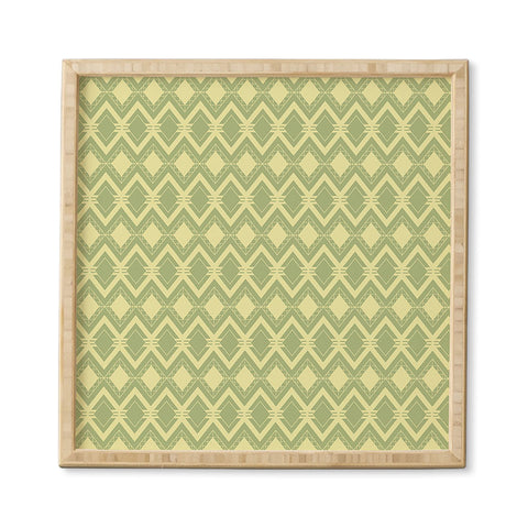 CraftBelly Tribal Olive Framed Wall Art