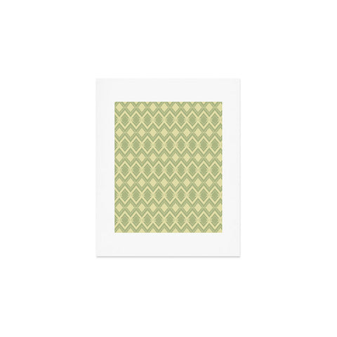 CraftBelly Tribal Olive Art Print