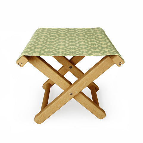 CraftBelly Tribal Olive Folding Stool