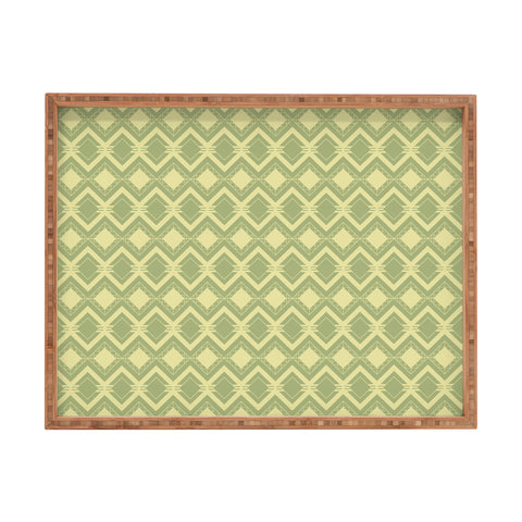 CraftBelly Tribal Olive Rectangular Tray