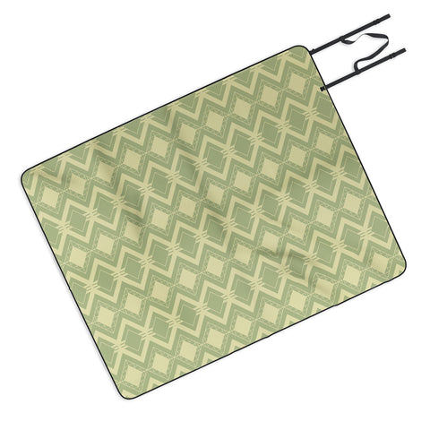 CraftBelly Tribal Olive Picnic Blanket
