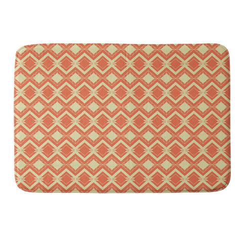 CraftBelly Tribal Persimmon Memory Foam Bath Mat