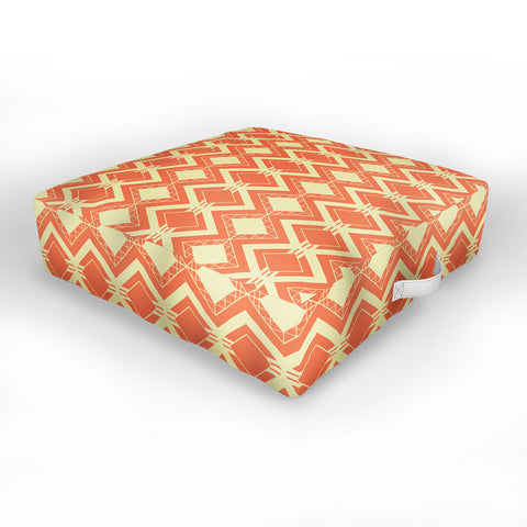 CraftBelly Tribal Persimmon Outdoor Floor Cushion