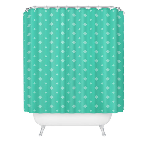 CraftBelly Twinkle Emerald Shower Curtain