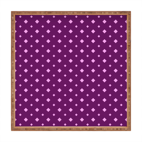 CraftBelly Twinkle Fuchsia Square Tray