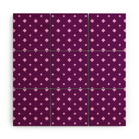CraftBelly Twinkle Fuchsia Wood Wall Mural