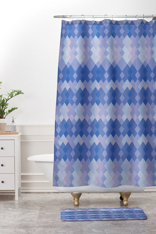 CraftBelly Waterfalls Shower Curtain And Mat