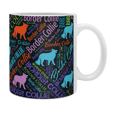 Creativemotions Border Collie Dog Word Art Coffee Mug