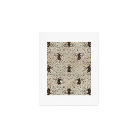 Creativemotions Bumble Bee on sacred geometry Art Print