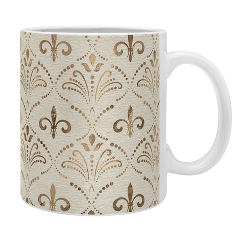 Creativemotions Elegant Fleurdelis pattern Coffee Mug