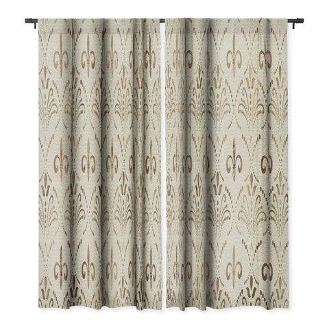 Creativemotions Elegant Fleurdelis pattern Blackout Non Repeat