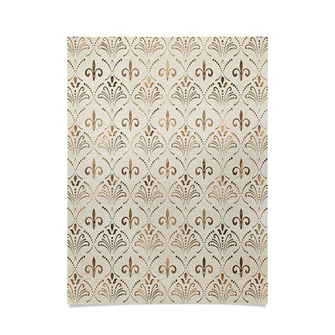 Creativemotions Elegant Fleurdelis pattern Poster